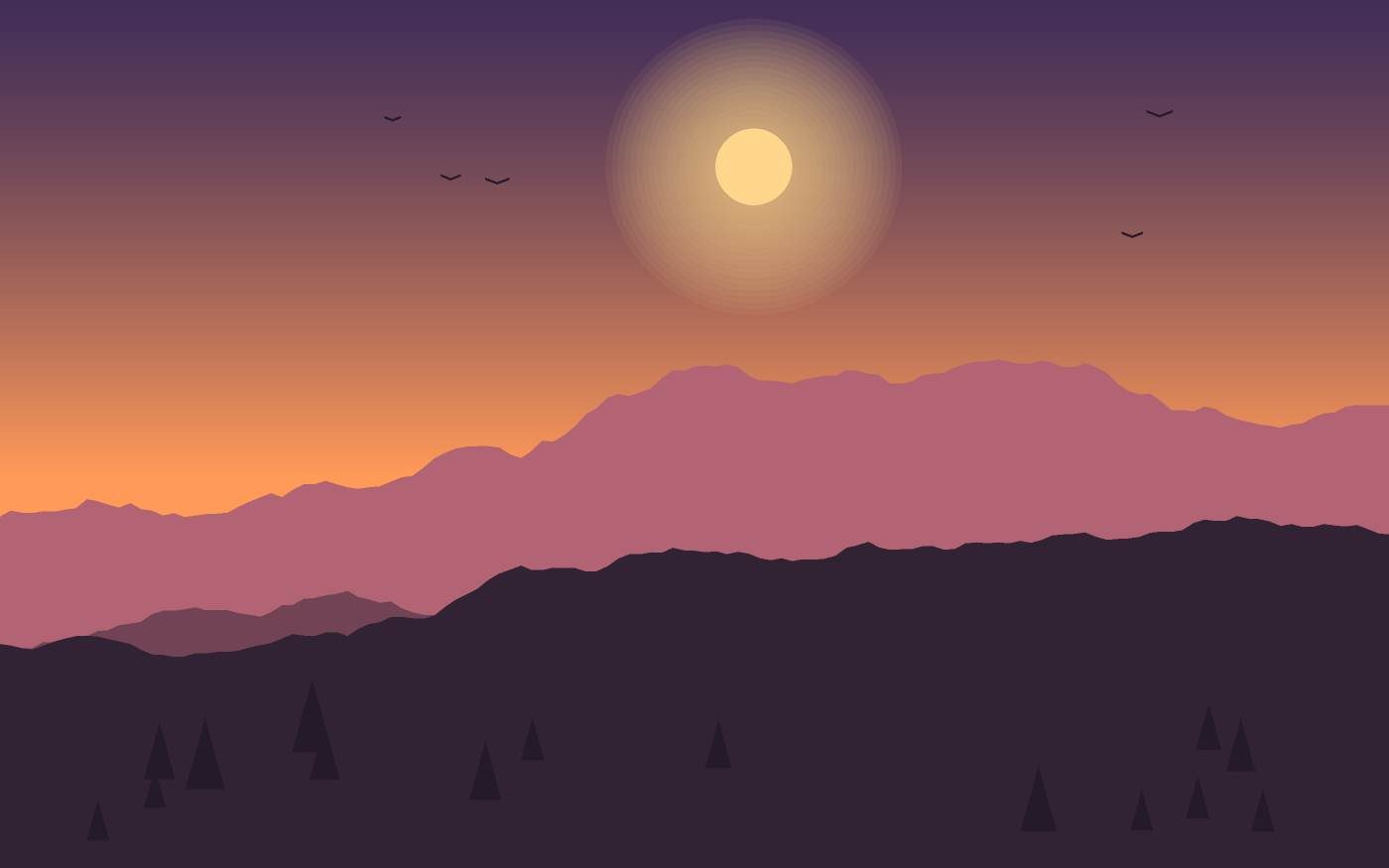 Landschaftsillustration