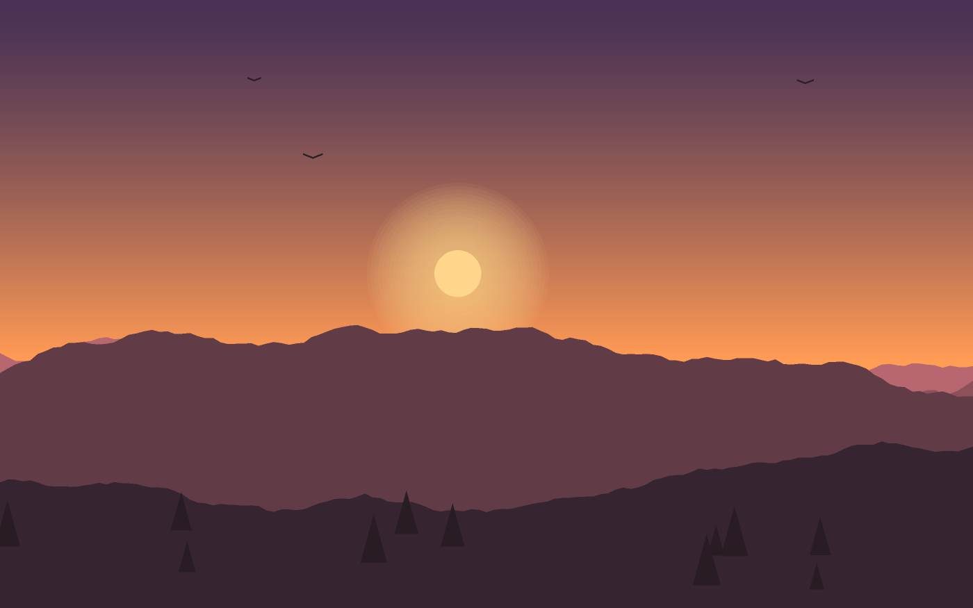 Landschapsillustratie