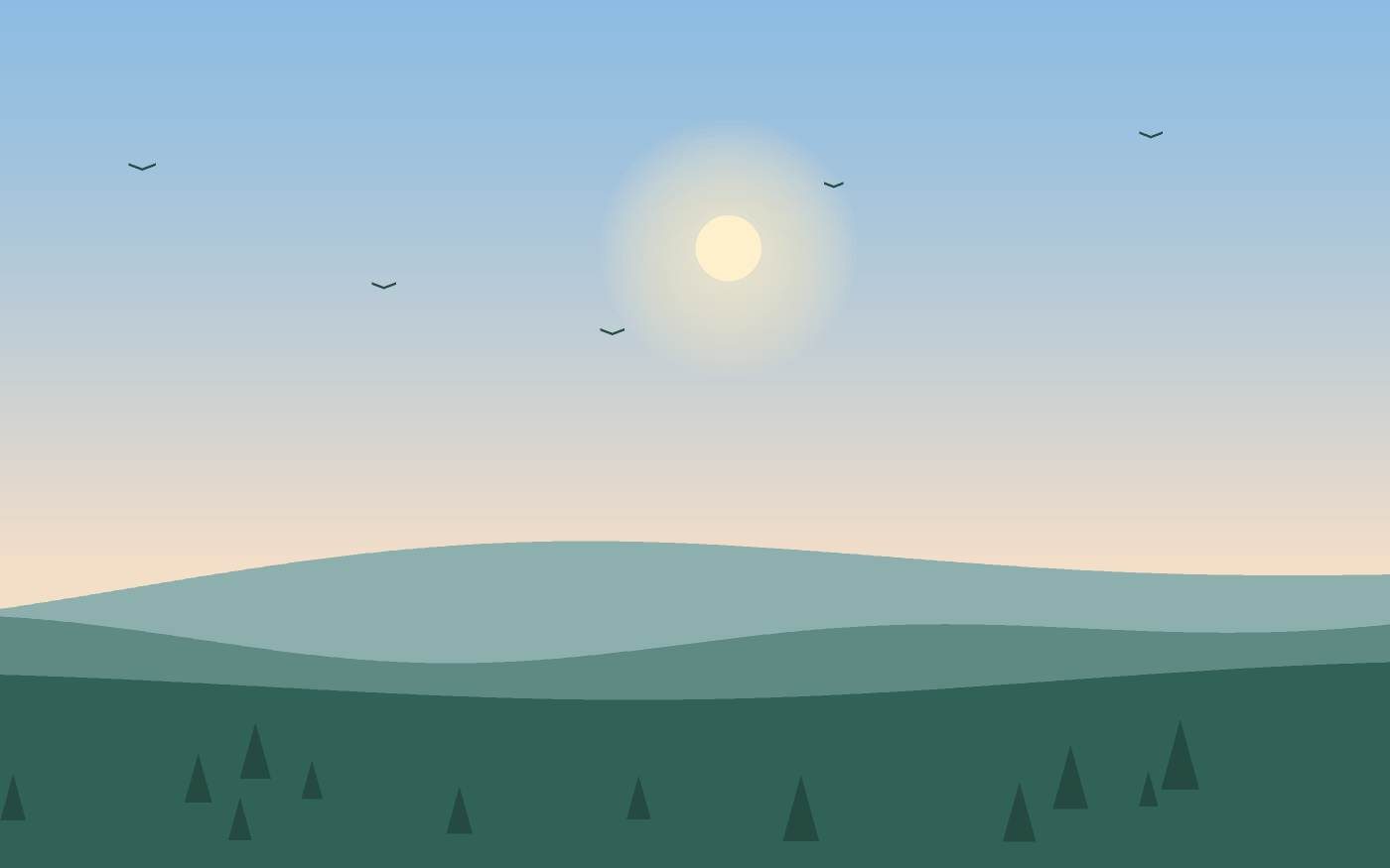 Landschaftsillustration