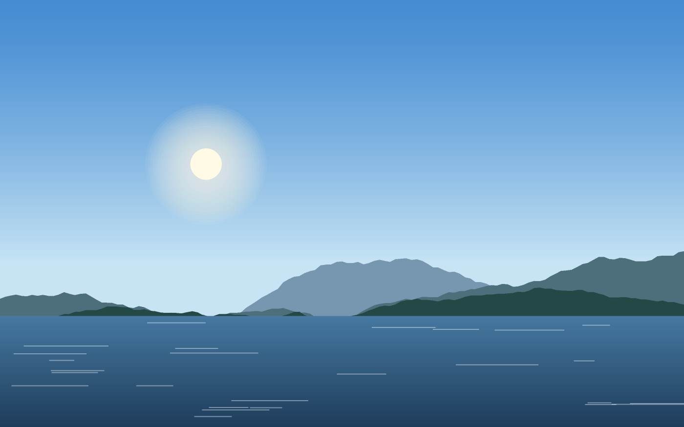 Ilustrace krajiny