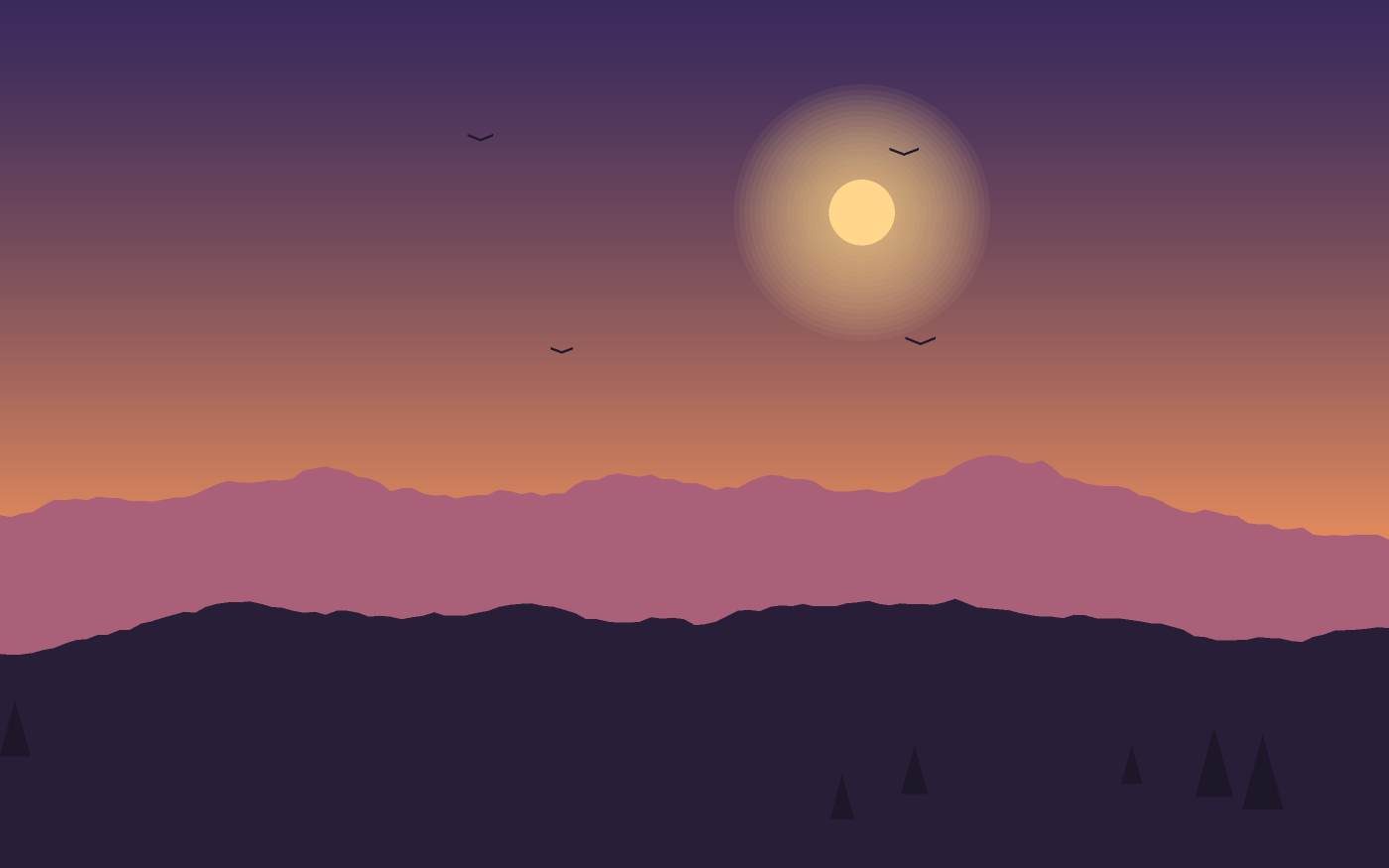 Ilustrace krajiny