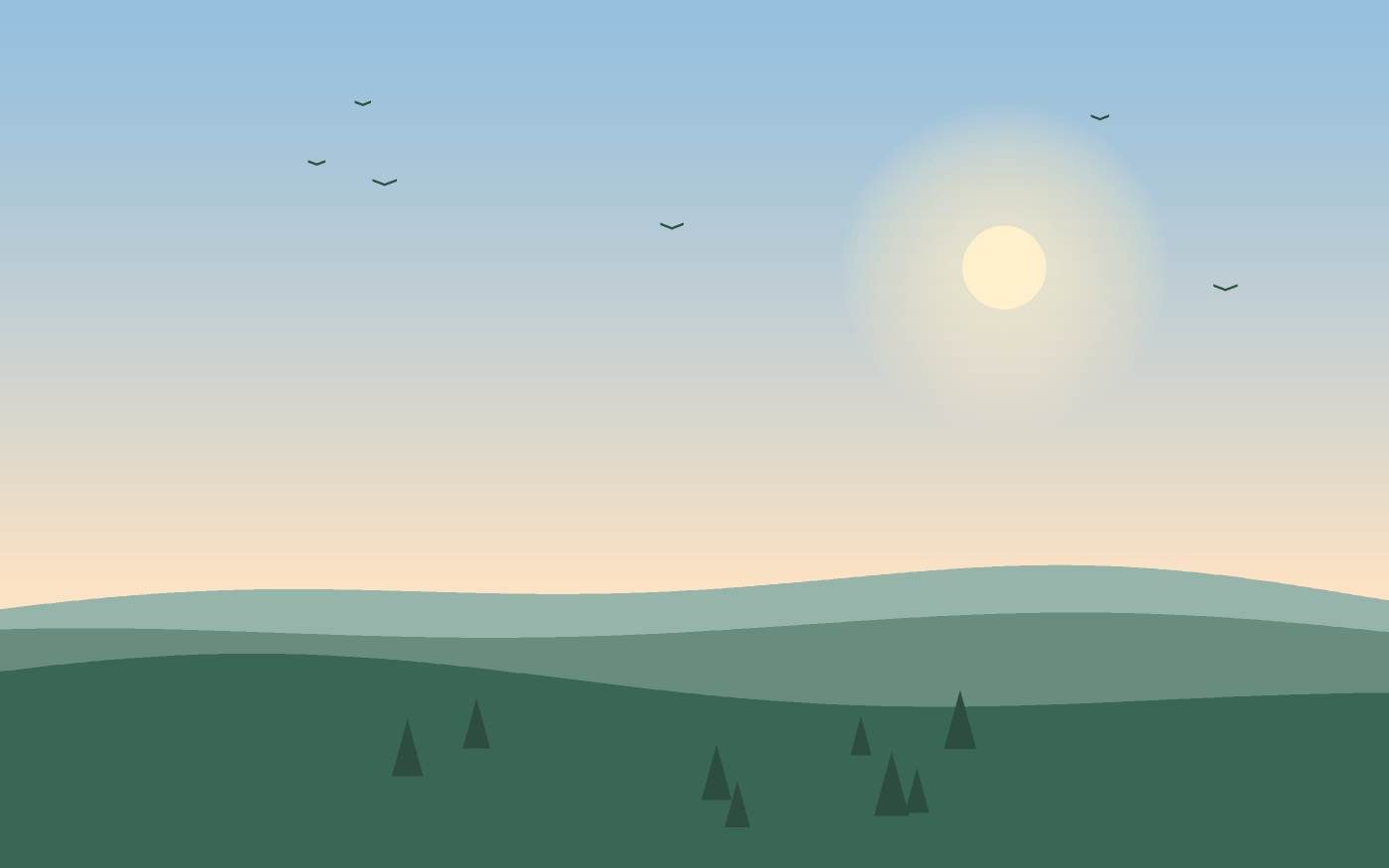 Ilustrace krajiny