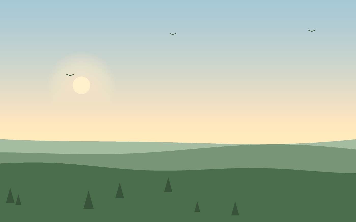 Ilustrace krajiny