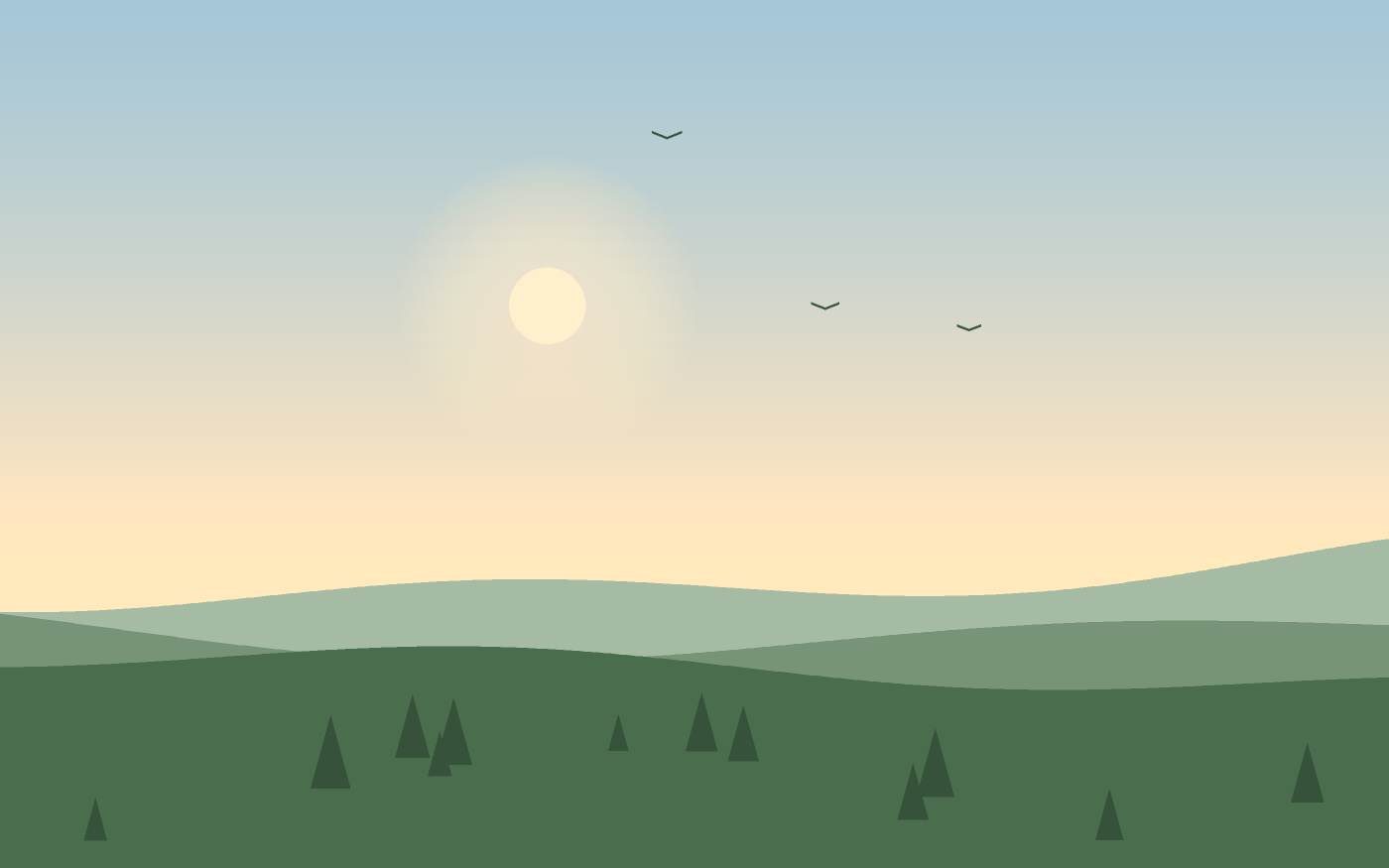Landschaftsillustration