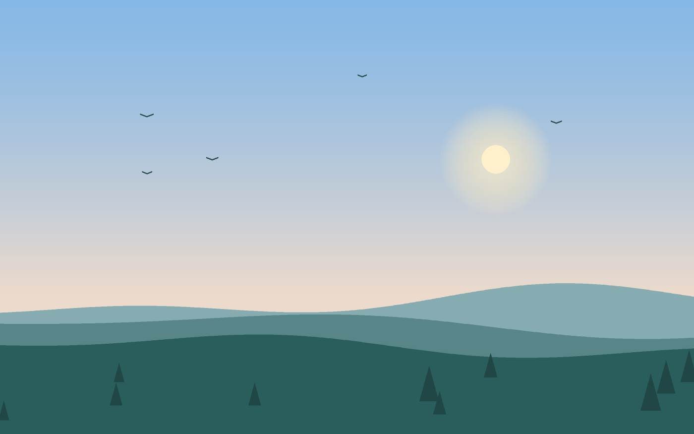 Landschaftsillustration