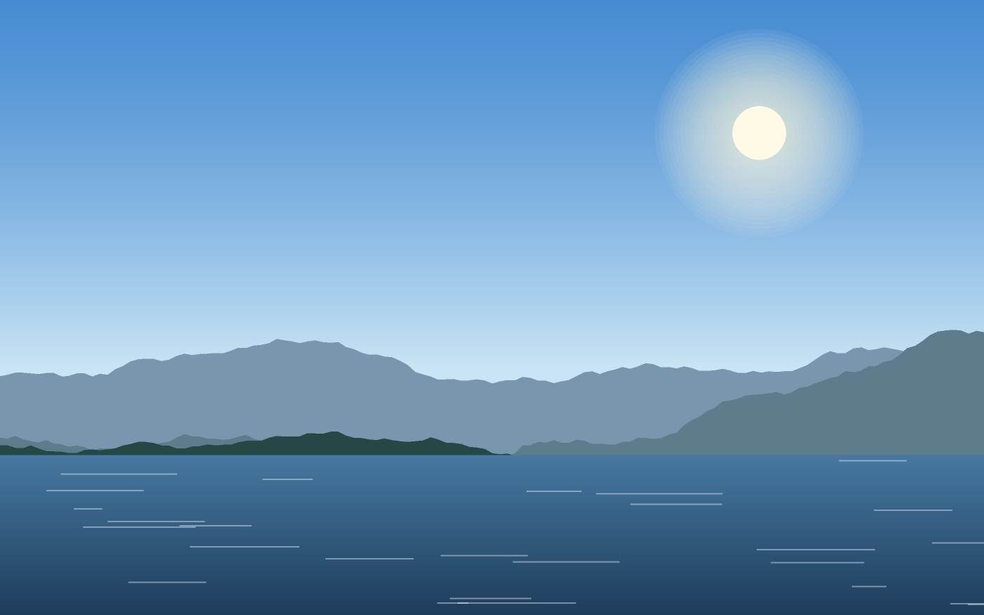 Landschaftsillustration