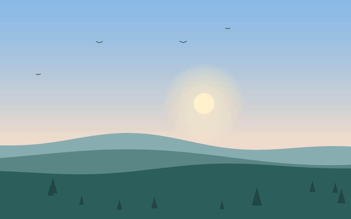 Ilustración de un paisaje