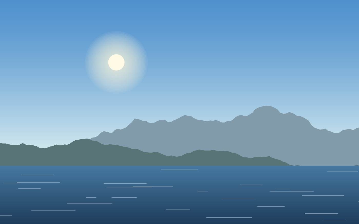 Illustrazione di un paesaggio