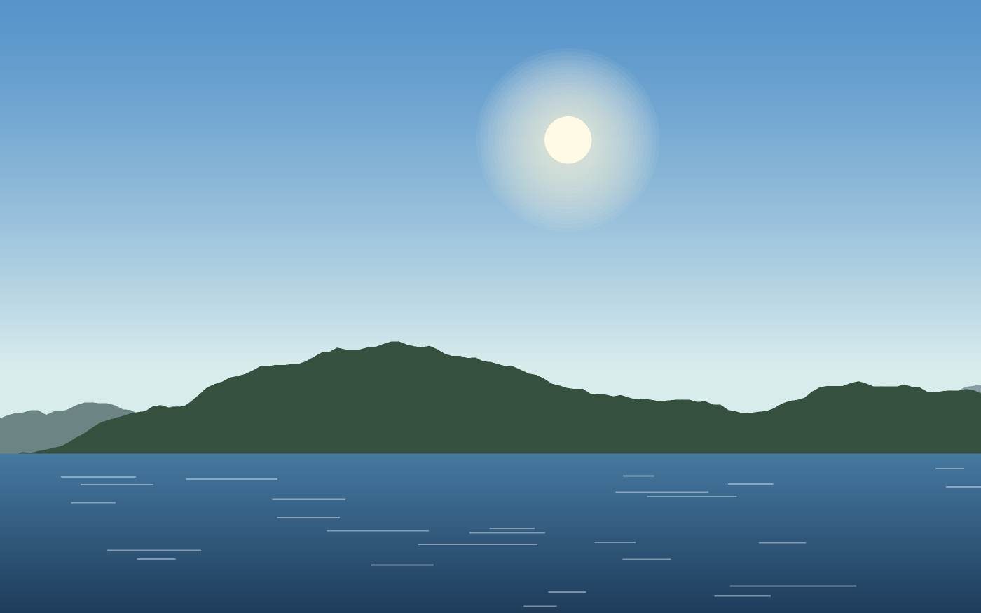 Landschapsillustratie