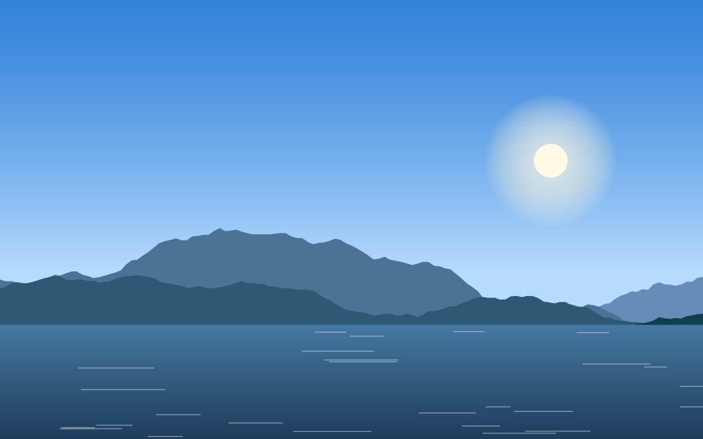 Landschapsillustratie