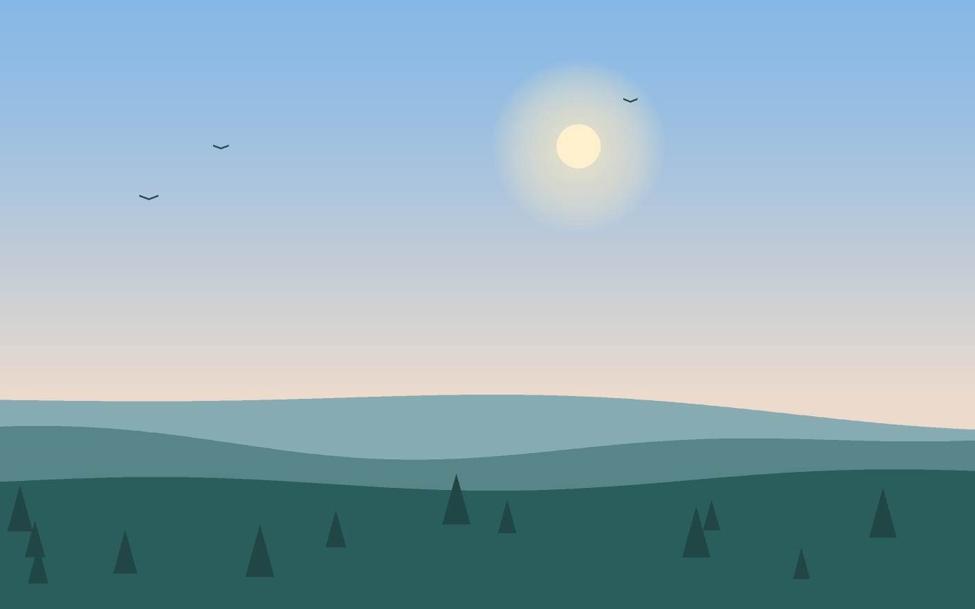 Ilustracja krajobrazu