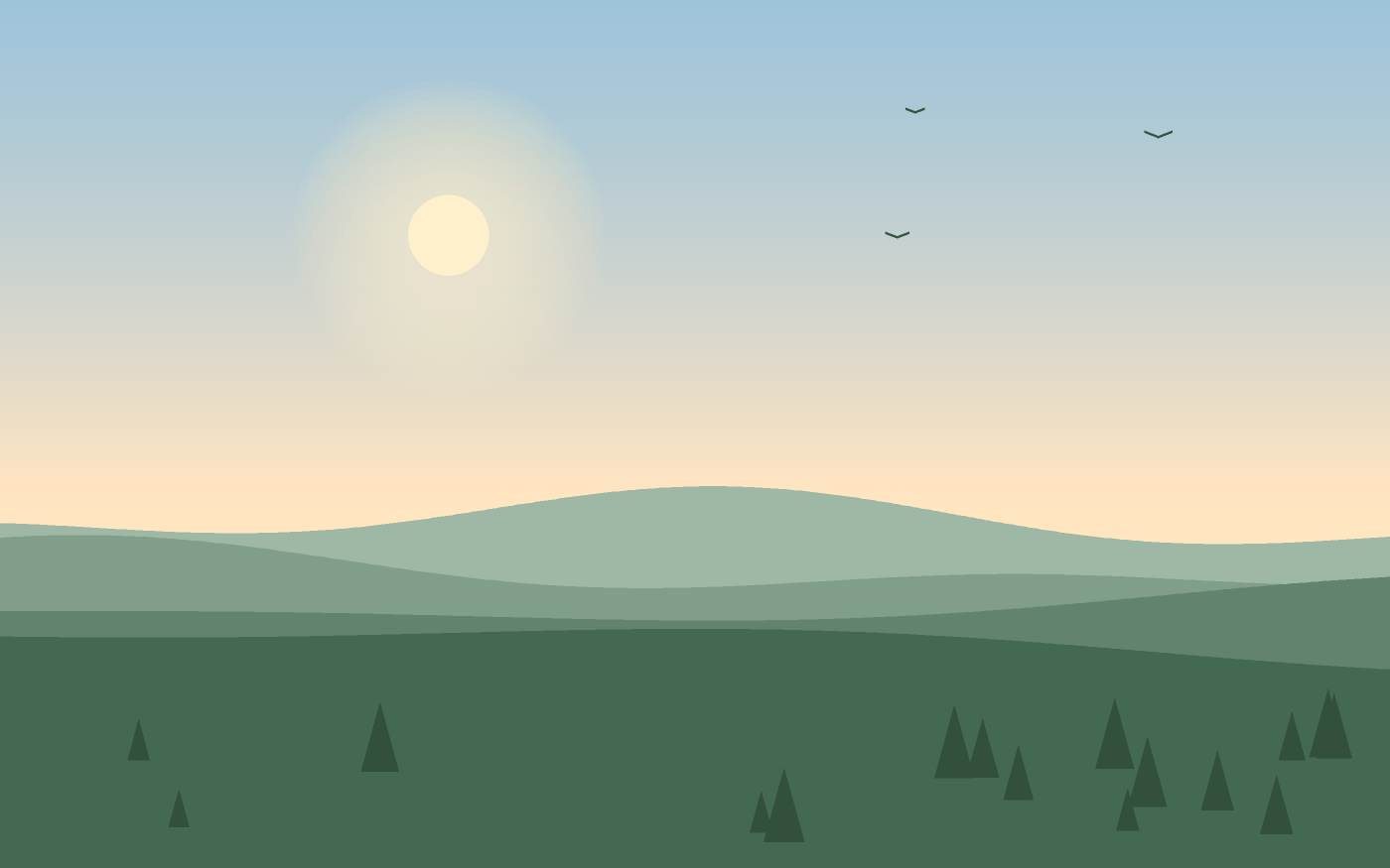 Landskapsillustration